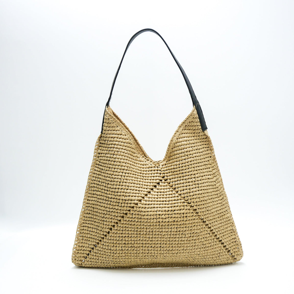 Hand-crocheted shoulder bag with modern design LoungeYard — product view 1
