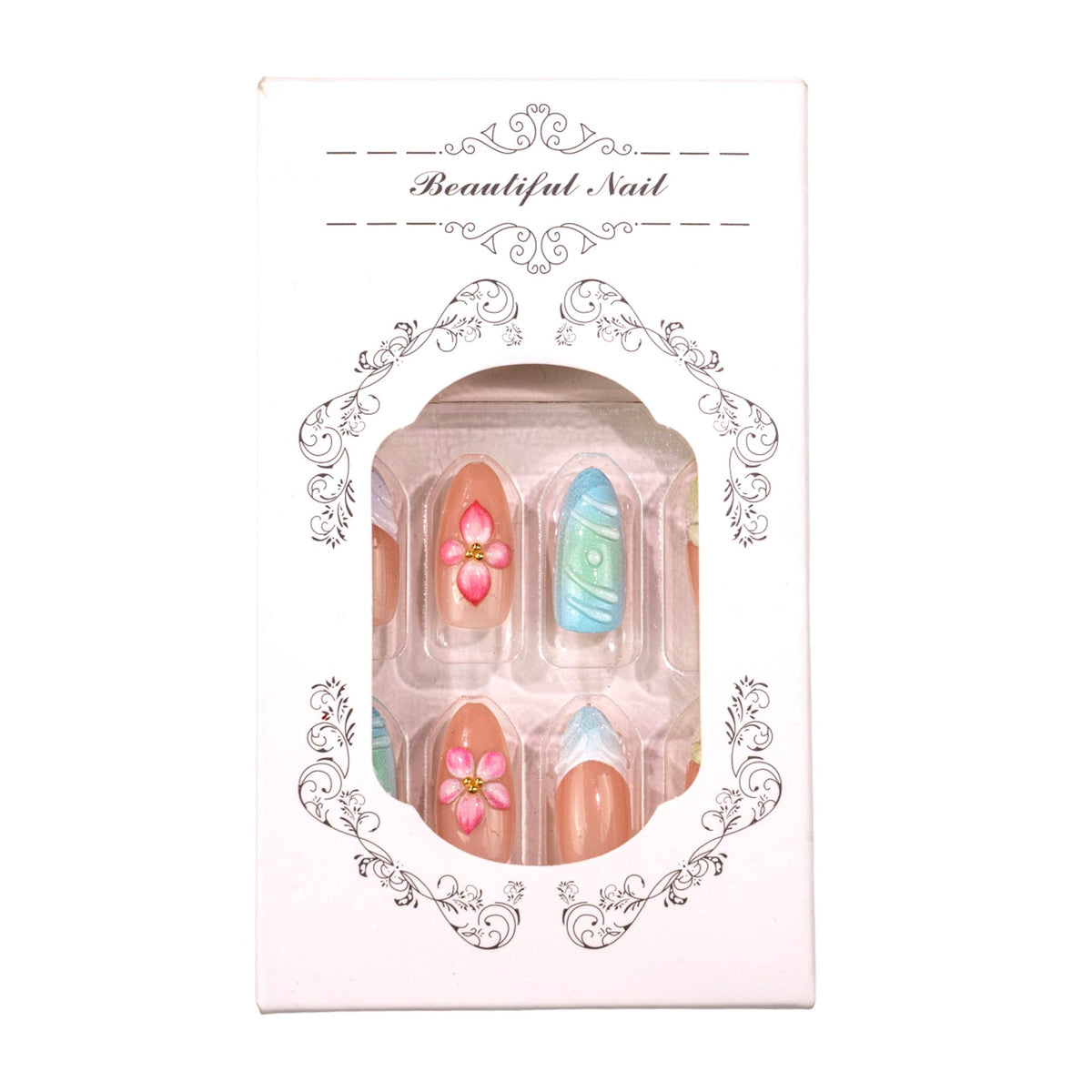 Floral Artistry Press-On Nail Set — product view 4