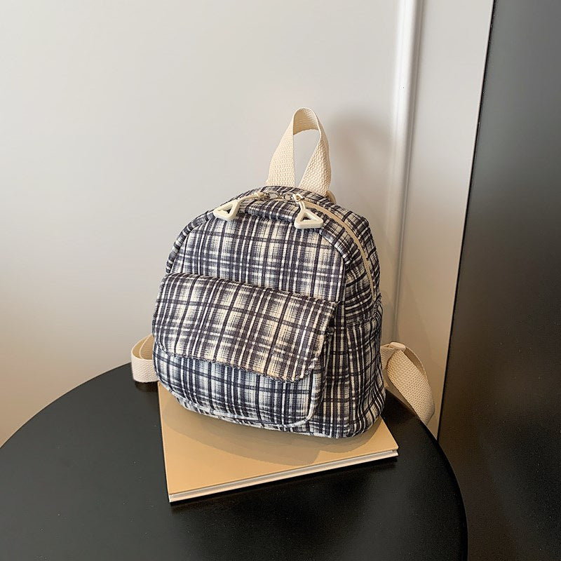 Compact Striped Mini Backpack — product view 5