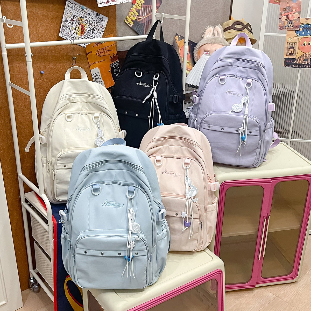 Multi-Pocket Lightweight Backpack LoungeYard 1791204531 — product view 4