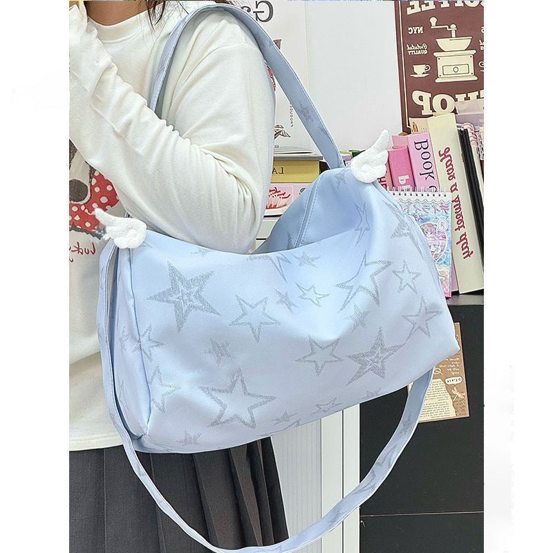 Trendy Star-Patterned Hobo Bag — product view 1
