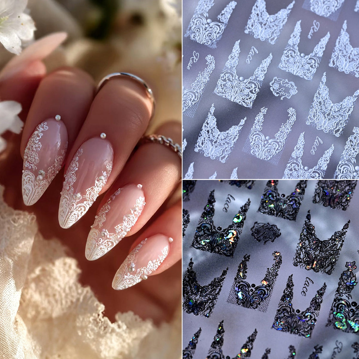 Lace Nail Art Stamping Plate — product view 3