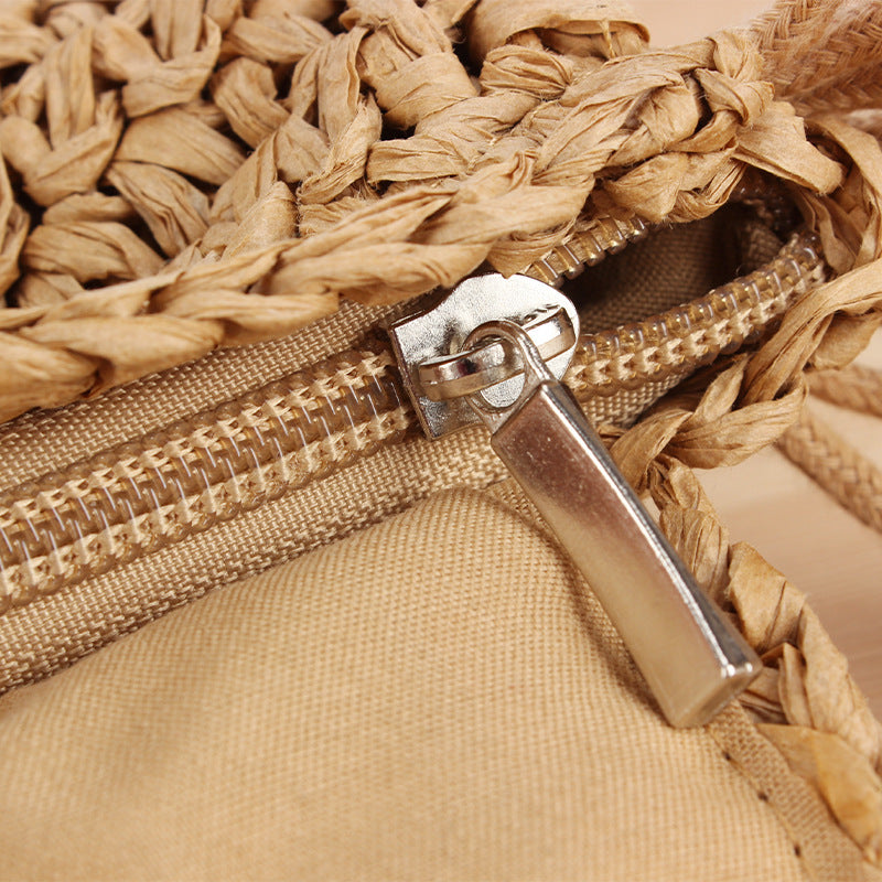 Braided Shoulder Bag in Creative Macrame Design LoungeYard — product view 3