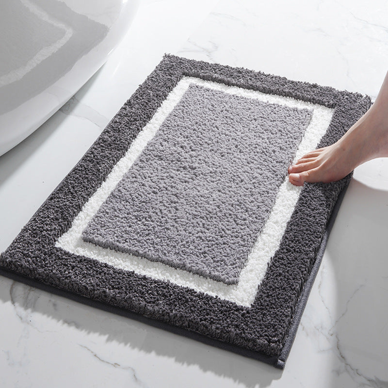 Plush Absorbent Bath Mat Bowlift — product view 3