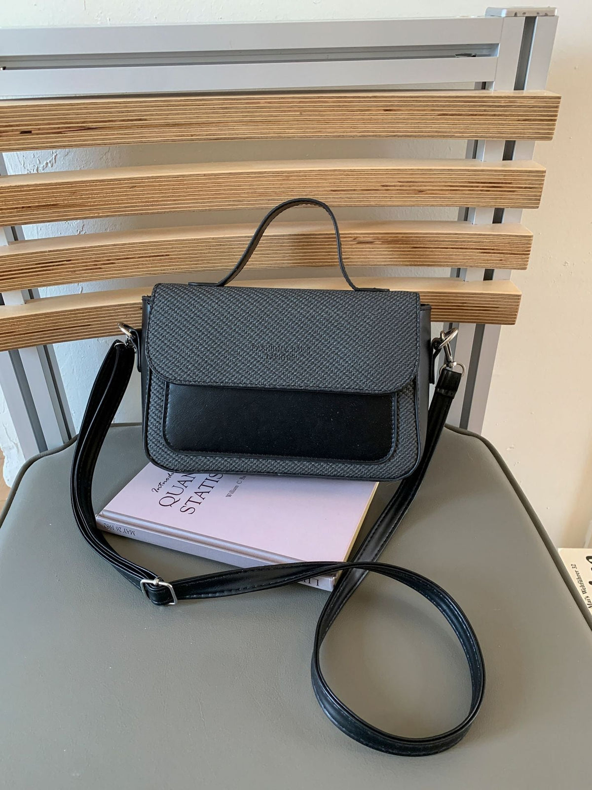 Chic Woven Crossbody Handbag LoungeYard — product view 7