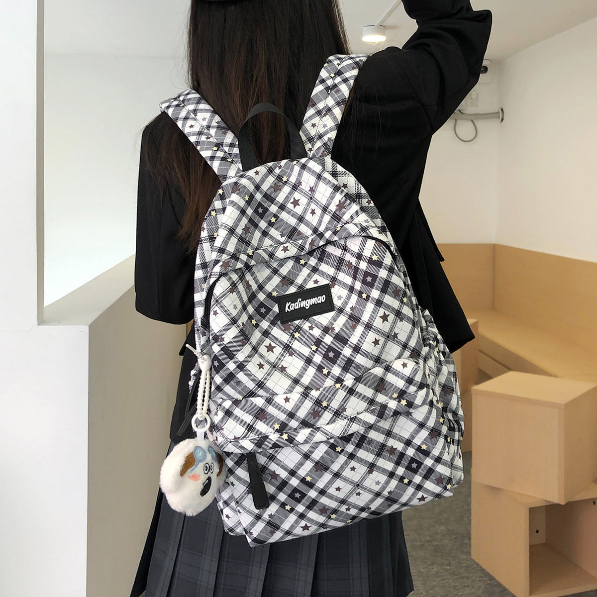 Cartoon-Themed School Backpack LoungeYard — product view 2