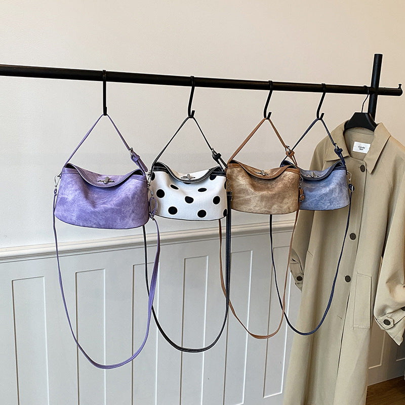 WoStylish Vintage Suede Hobo Bag LoungeYard — product view 1