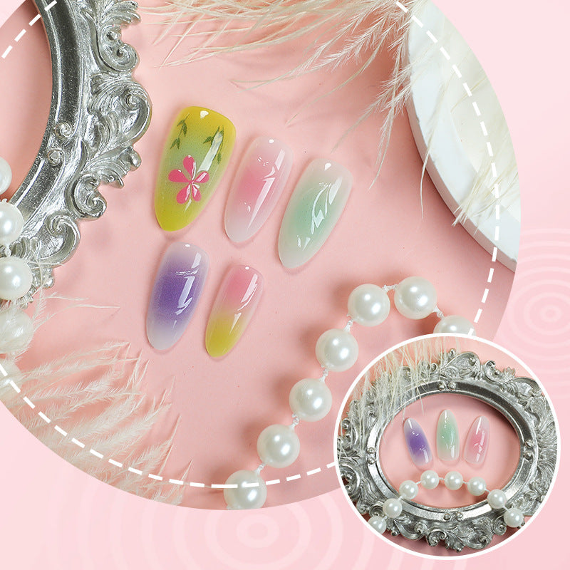 Premium Floral-Themed Press-On Nail Set — product view 3