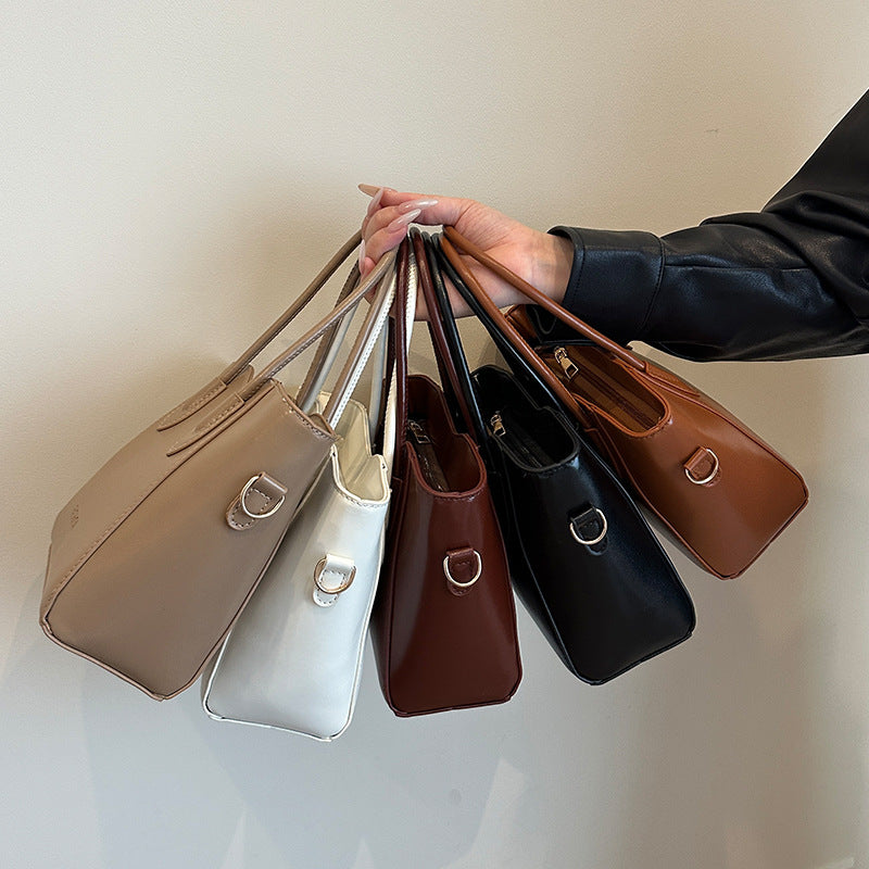 Luxurious Structured Handheld Satchel — product view 3