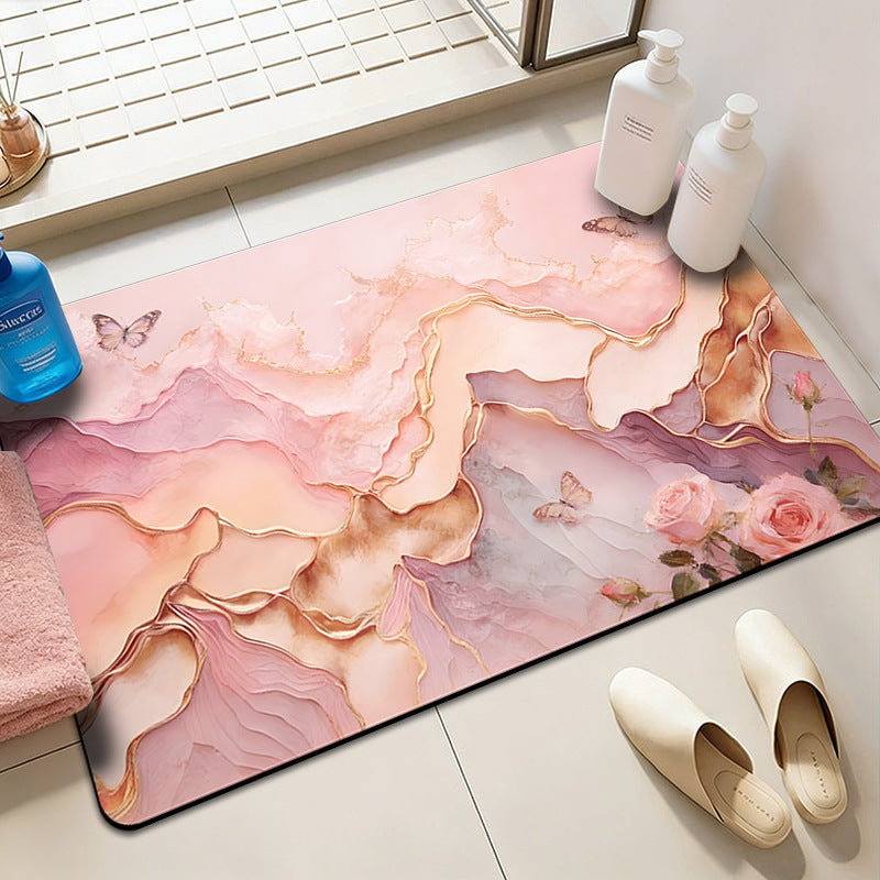 Artistic Decorative Bath Mat — product view 1