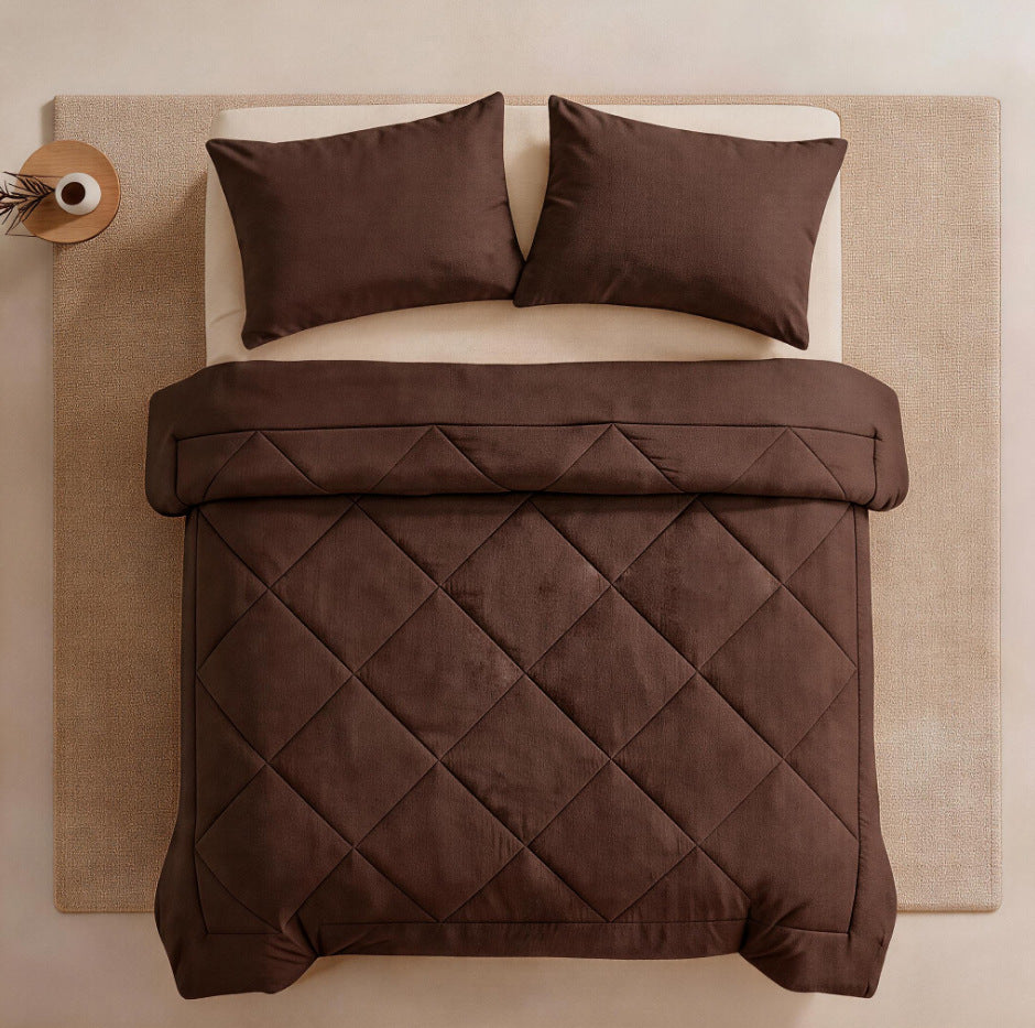 Luxurious Quilted Comforter Set LoungeYard — product view 7