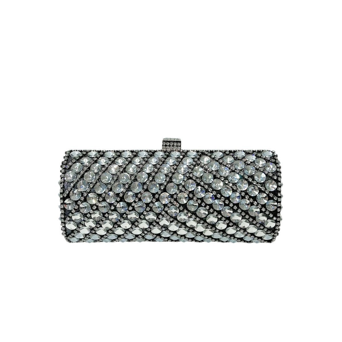 Sparkling Crystal-Studded Evening Clutch — product view 5