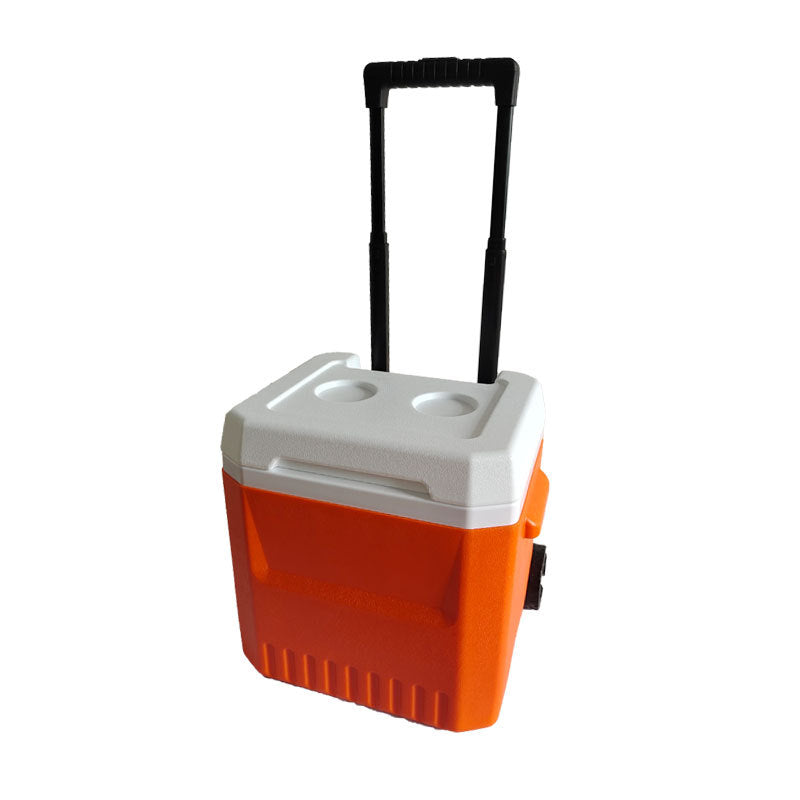 Ladies cooler bag with extendable handle and wheels LoungeYard — product view 5