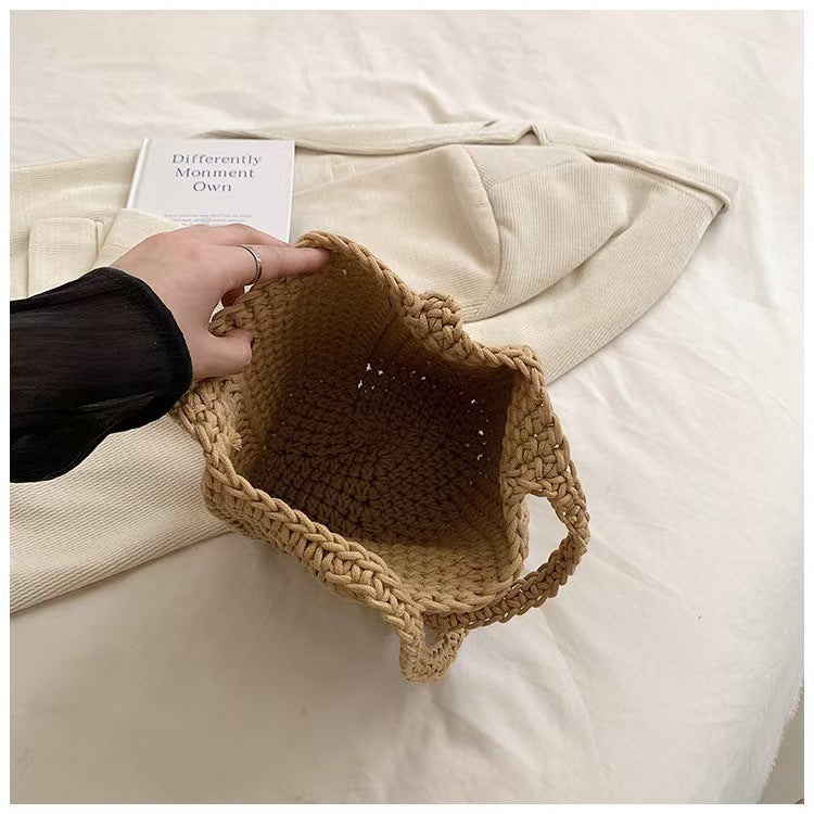 Handmade Tote Bag Made from Organic Material LoungeYard — product view 3