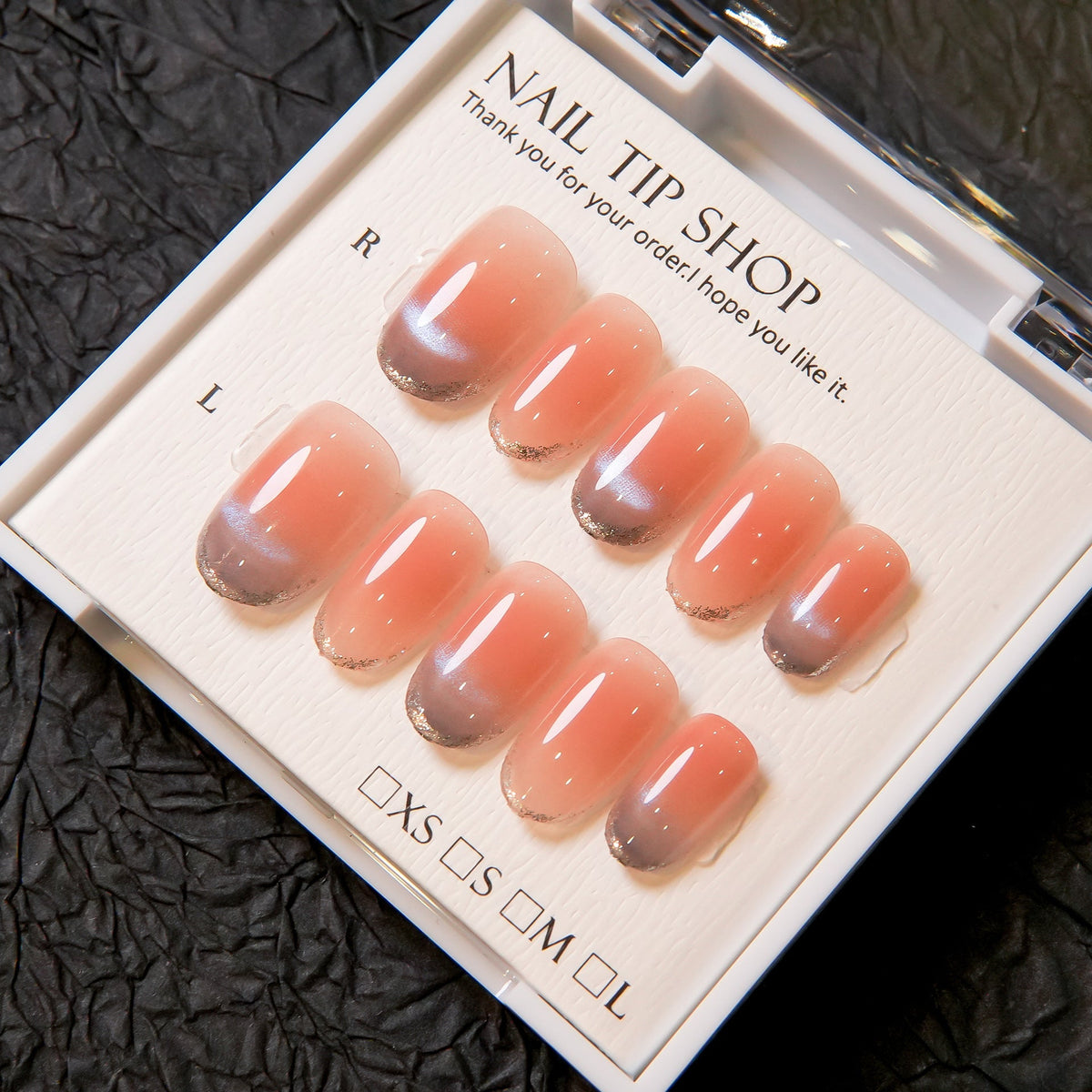 Ombre French Press-On Nail Tips — product view 6