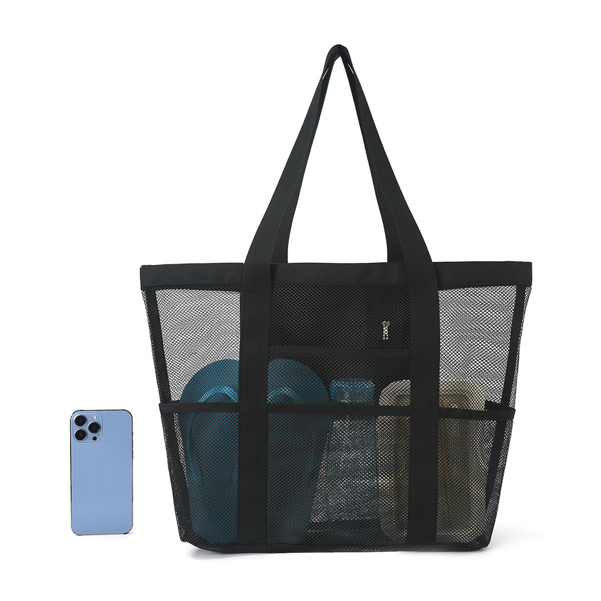 Spacious mesh beach bag LoungeYard — product view 2