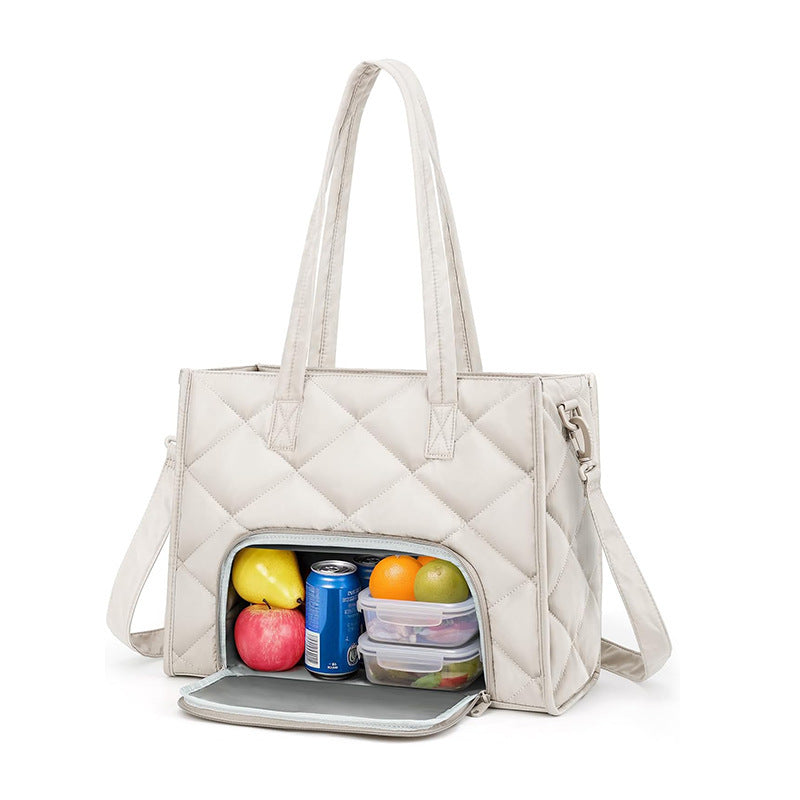 Insulated lunch bag with multiple compartments LoungeYard — product view 6