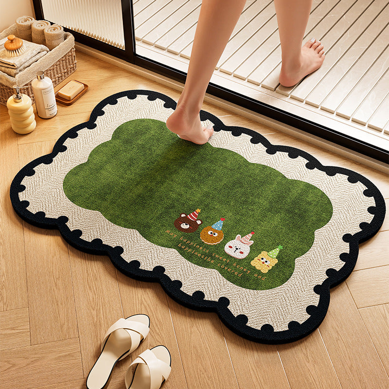 Playful Dog-Themed Bath Rug LoungeYard — product view 6