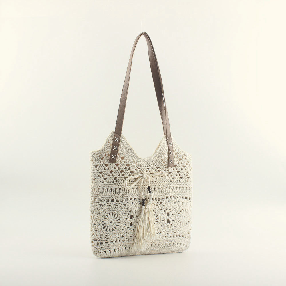 Macrame Tote Bag LoungeYard — product view 3