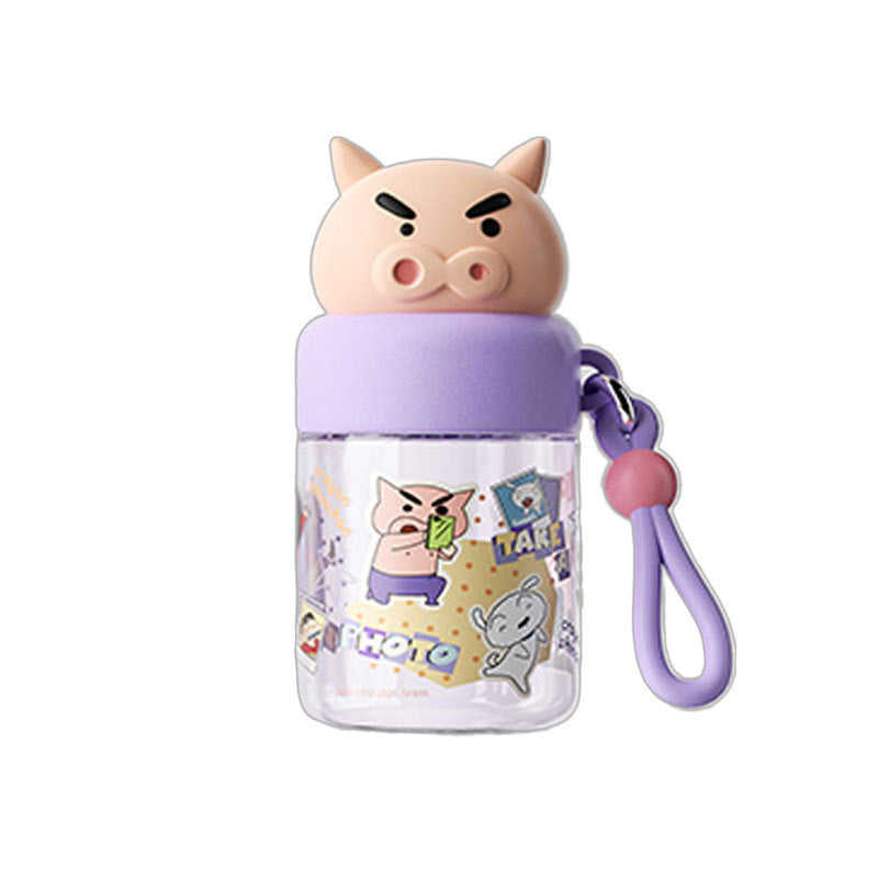 Women's water bottle with playful animal head design LoungeYard — product view 5