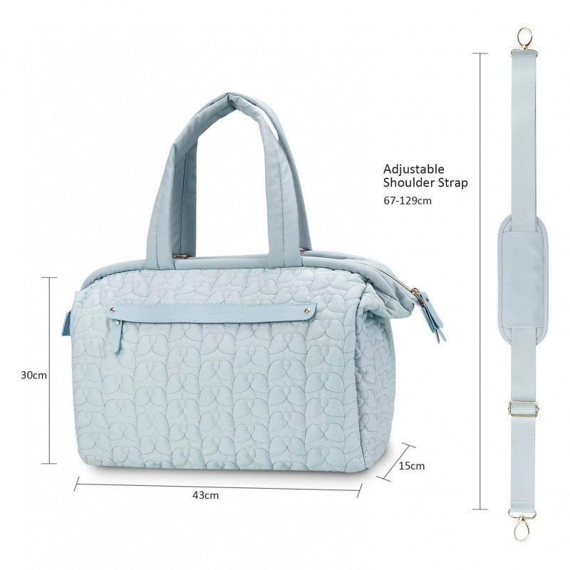 Quilted Multi-Functional Weekender Bag LoungeYard — product view 4
