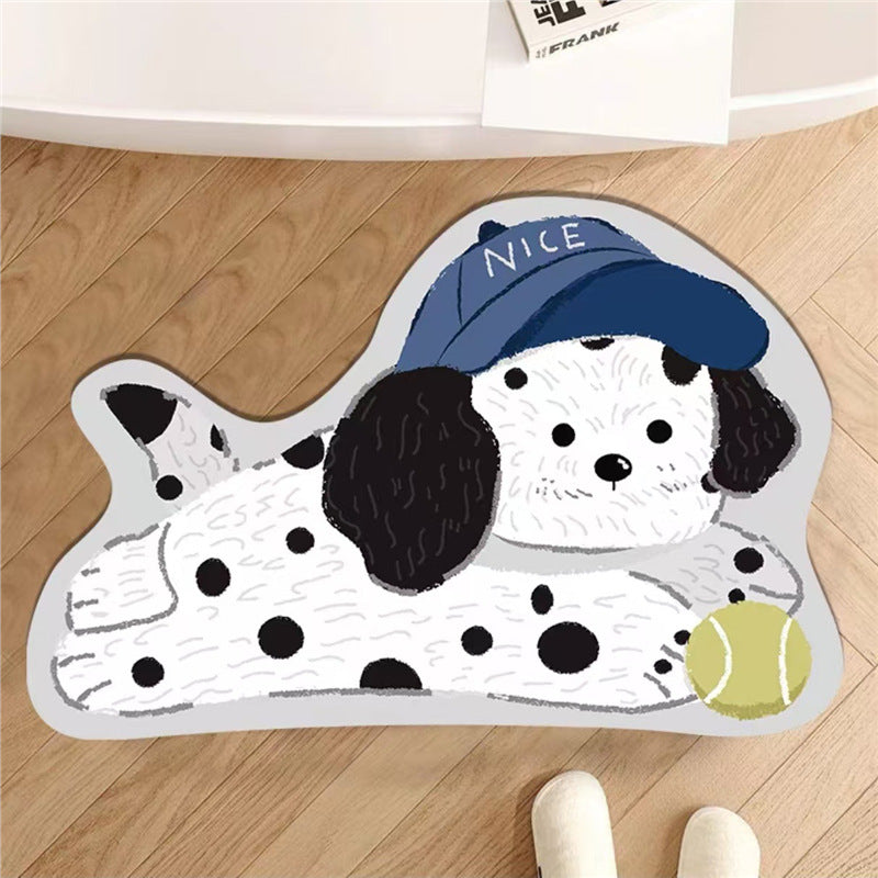 Cute Dog-Shaped Bath Mat — product view 3