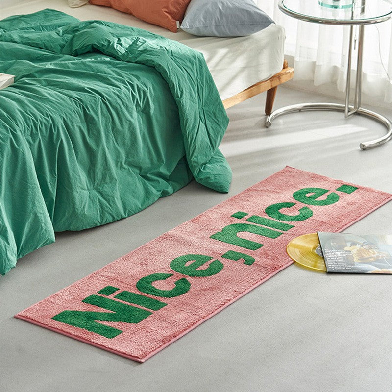 Decorative Phrase Bath Mat Bowlift — product view 2