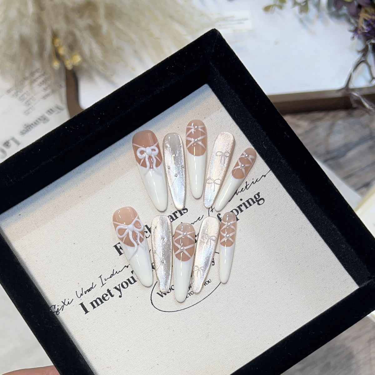 Premium Decorative Press-On Nail Tips — product view 2