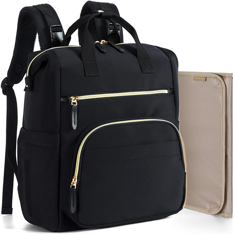 Practical laptop backpack with innovative storage space and multifunctional compartments LoungeYard — product view 5