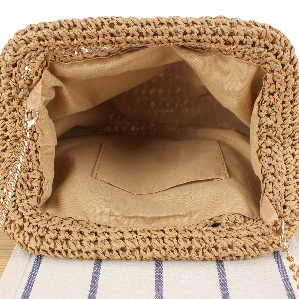Handbag with Playful Fringe Design LoungeYard — product view 3
