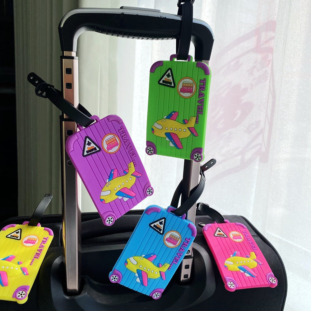 Travel-themed Luggage Tag LoungeYard — product view 1