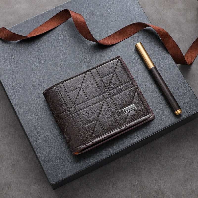 Textured Leather Passport Holder LoungeYard — product view 5