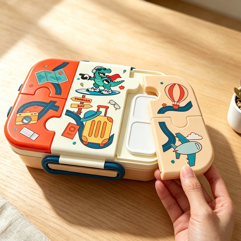 Sport-Themed Multi-Compartment Lunch Box — product view 2