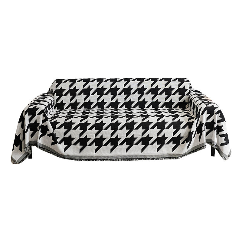 Cozy Houndstooth Throw Blanket — product view 5