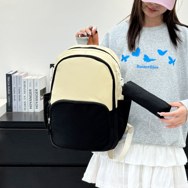 Multifunctional backpack with integrated laptop compartment and practical compartment system LoungeYard — product view 2