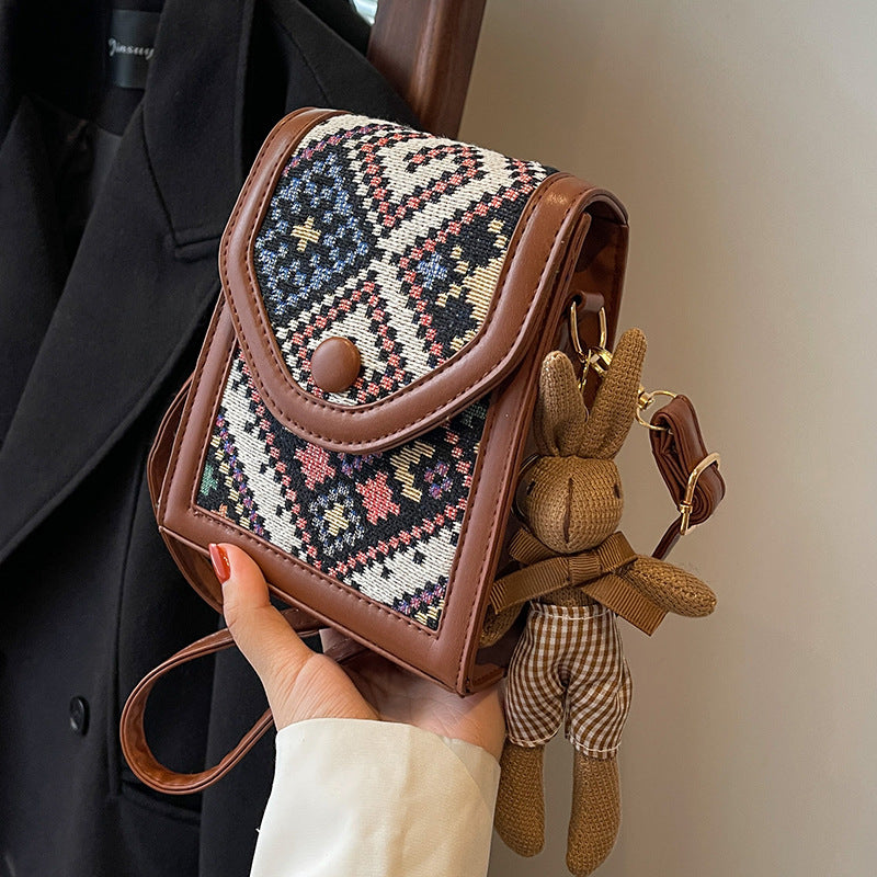 Handcrafted Bohemian Crossbody Bag — product view 1