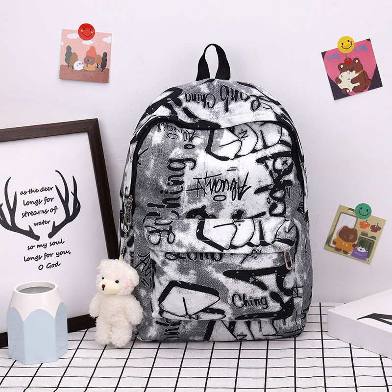 Urban Graphic Print Backpack LoungeYard — product view 6