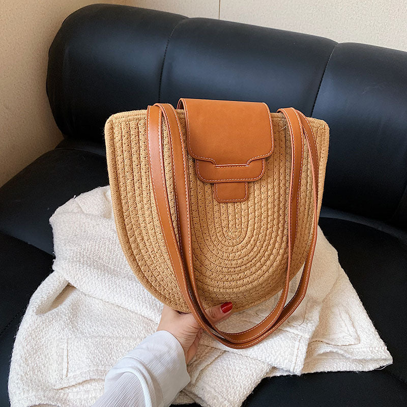 Handbag with Textured Design LoungeYard — product view 1
