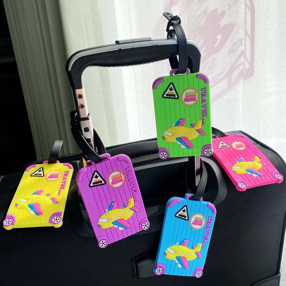 Travel-themed Luggage Tag LoungeYard — product view 2