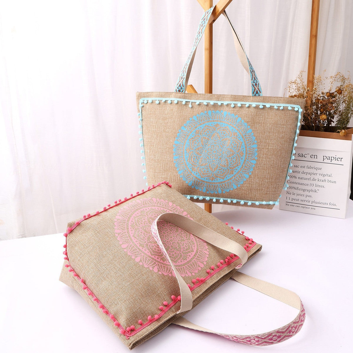 Decorative Tote Bag LoungeYard — product view 4