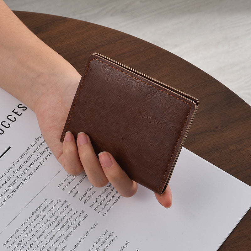 Compact Leather Card Holder LoungeYard — product view 7