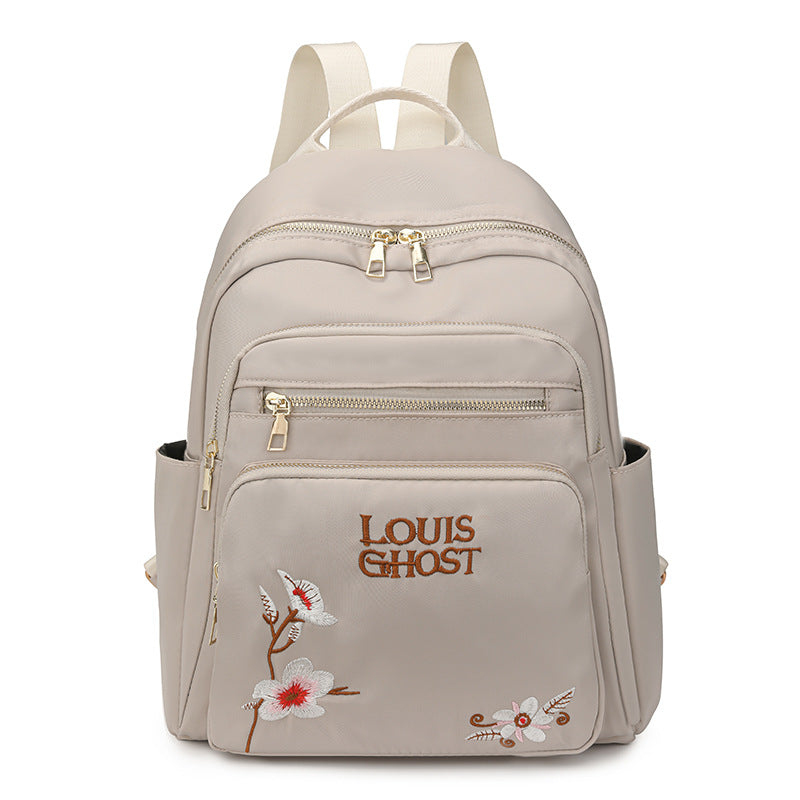 Embroidered Multi-Pocket Backpack — product view 4