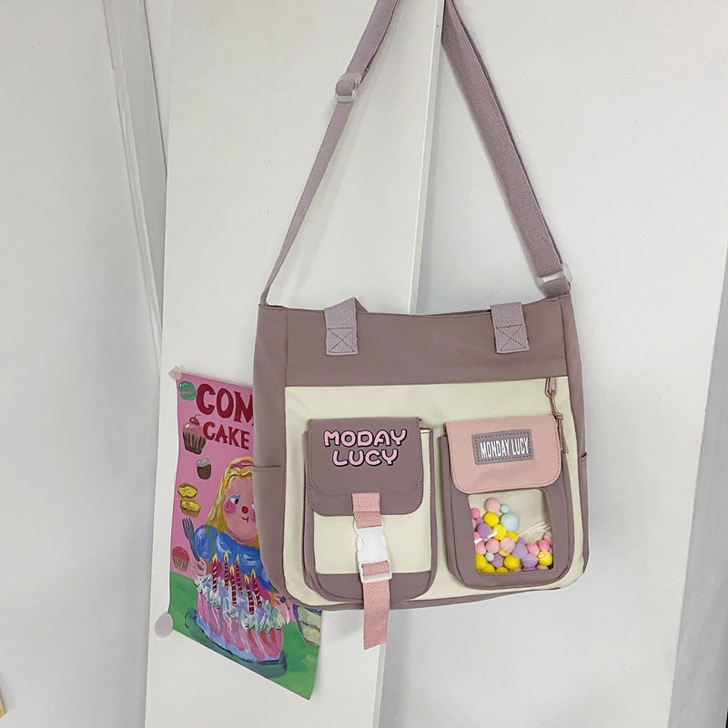 Whimsical Multi-Compartment Messenger Bag LoungeYard — product view 6
