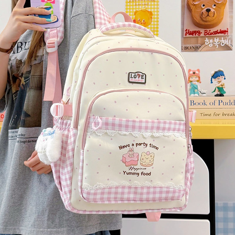 Fun-Themed Multi-Pocket Backpack LoungeYard — product view 1