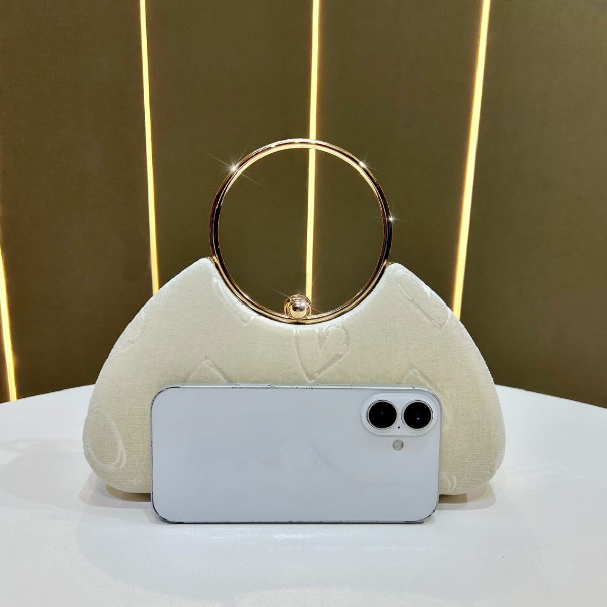 Heart-Embellished Handbag — product view 4