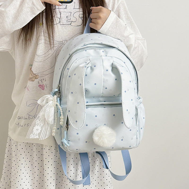 Cute Bunny-Themed Backpack LoungeYard — product view 1