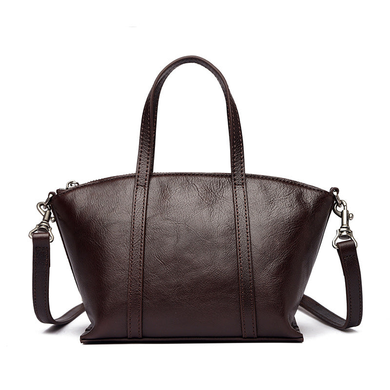 Textured Leather Handbag LoungeYard — product view 5