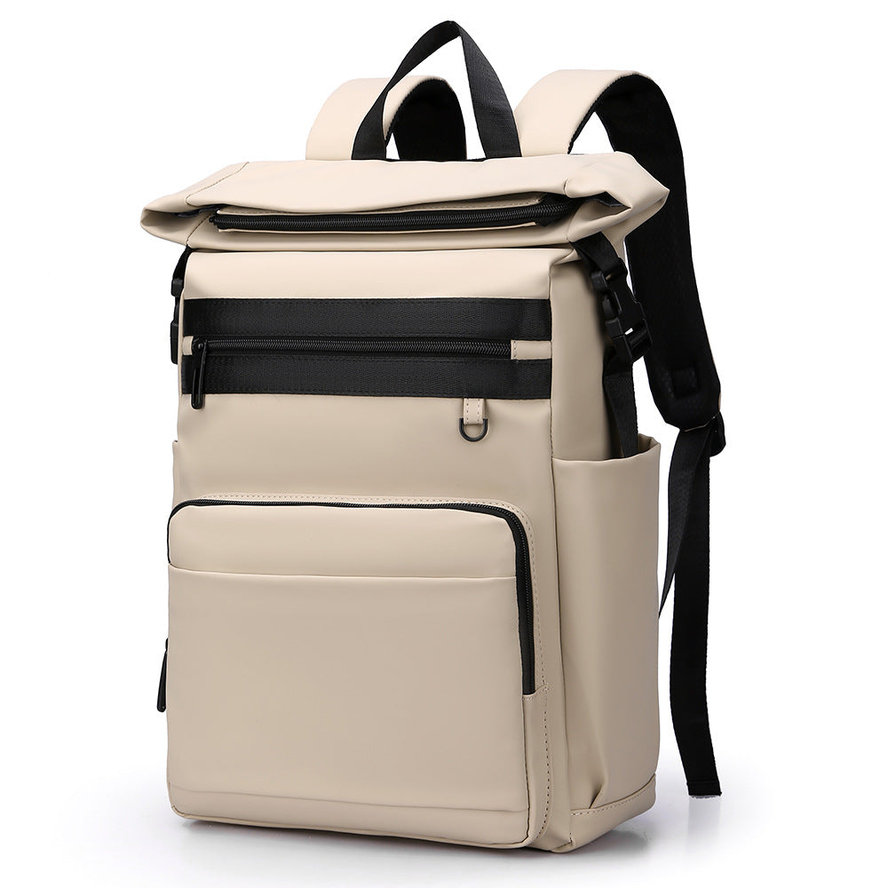 Versatile Waterproof Backpack with Innovative Rolltop Design LoungeYard — product view 1