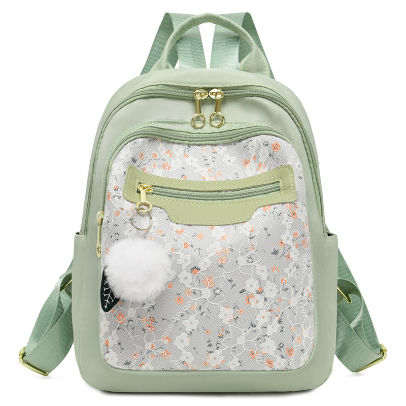 Floral Patterned Casual Backpack LoungeYard — product view 1