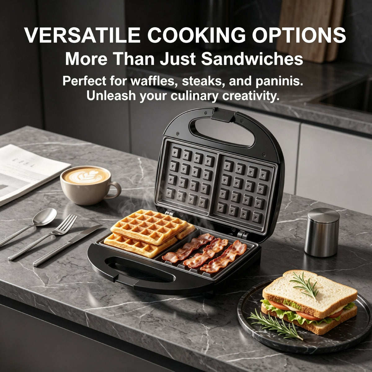 Premium Non-Stick Grill Press LoungeYard — product view 1